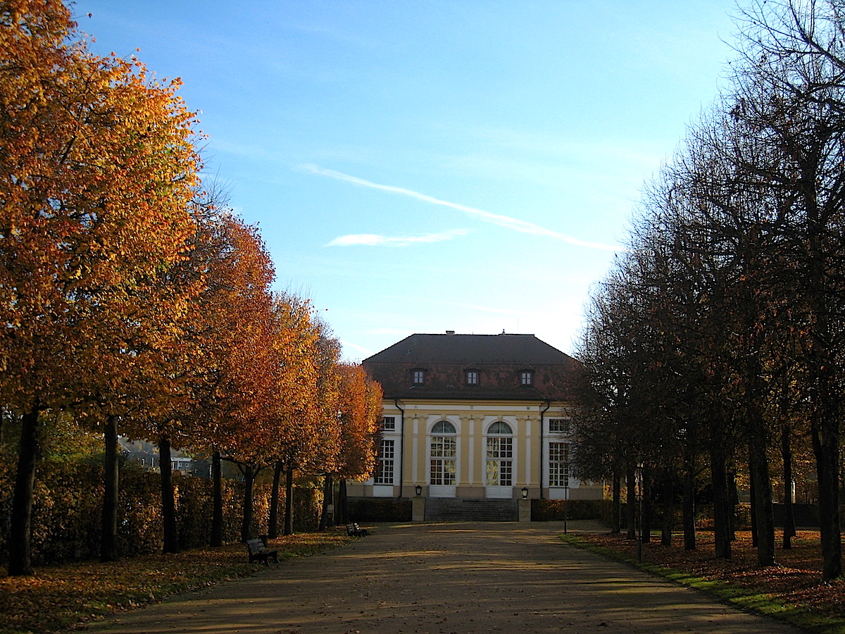 Herbststimmung im Schlossgarten von Ansbach