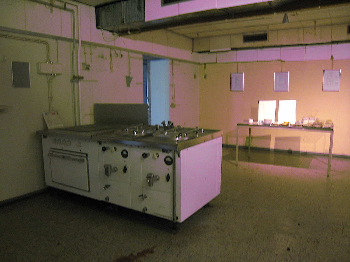 Küche im Bunker