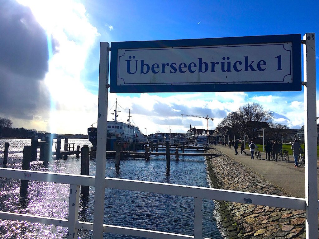 Die Überseebrücke in Travemünde