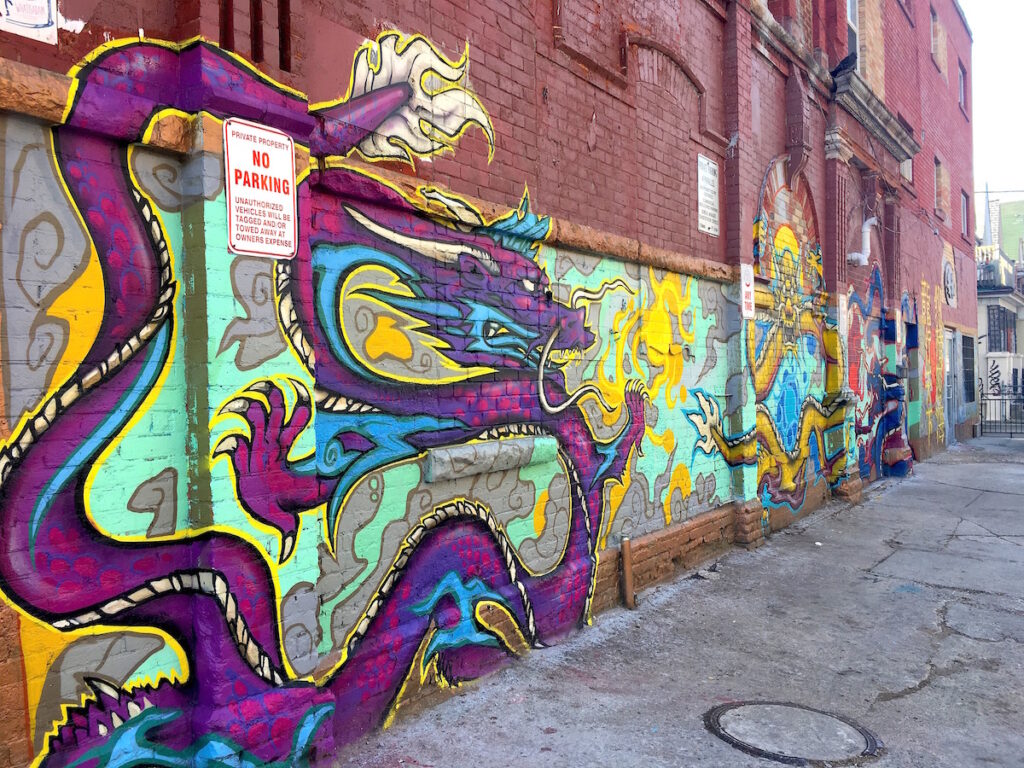 Graffiti in Chinatown
