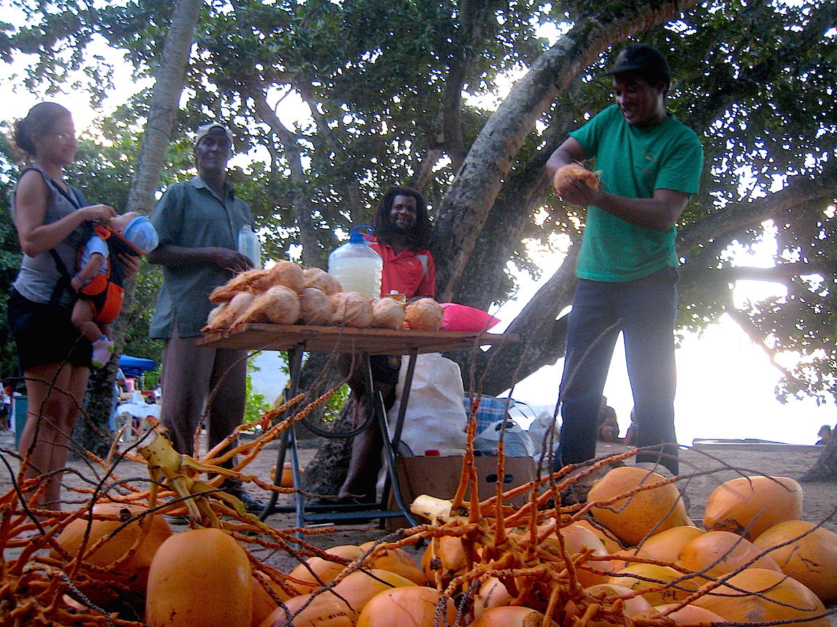 Geheimtipp für die Seychellen -  Märkte der Einheimischen mit Wein aus Kokosnüssen