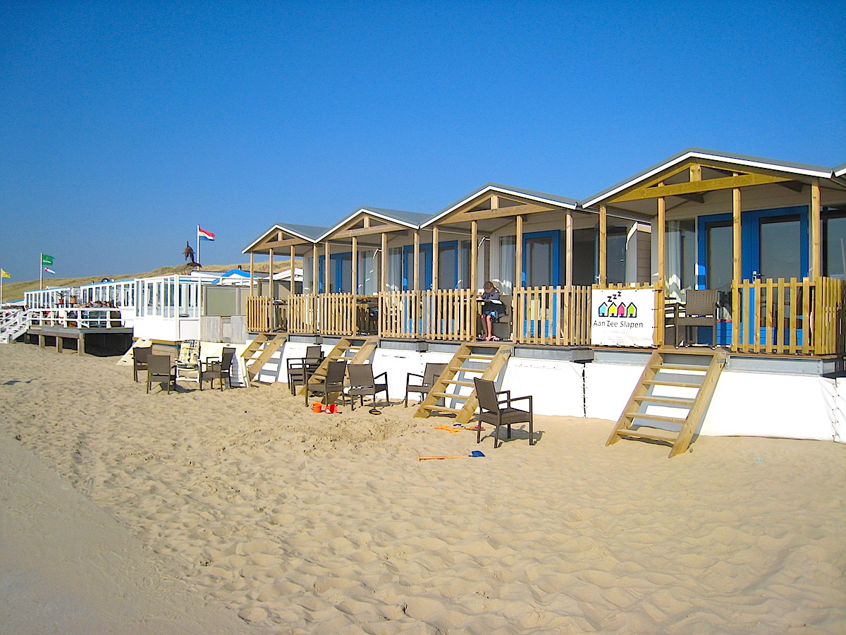 Strandschlafhäuser in Holland - in Wijk aan Zee gibt es besonders schöne