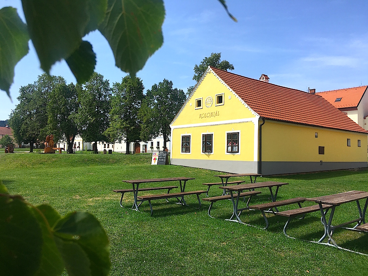 Ländliche Idylle in Holašovice