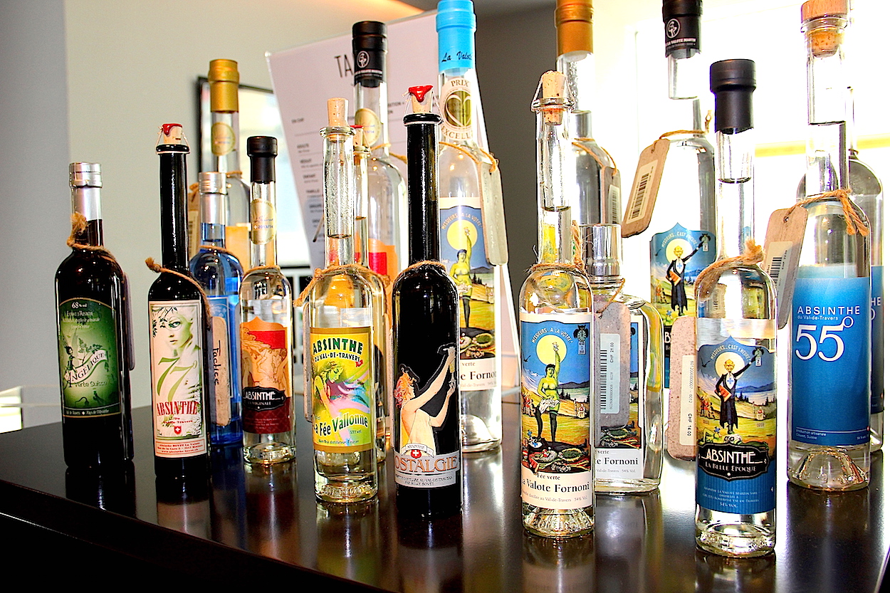Die Absinth Route bietet Dutzende verschiedene Erzeugnisse
