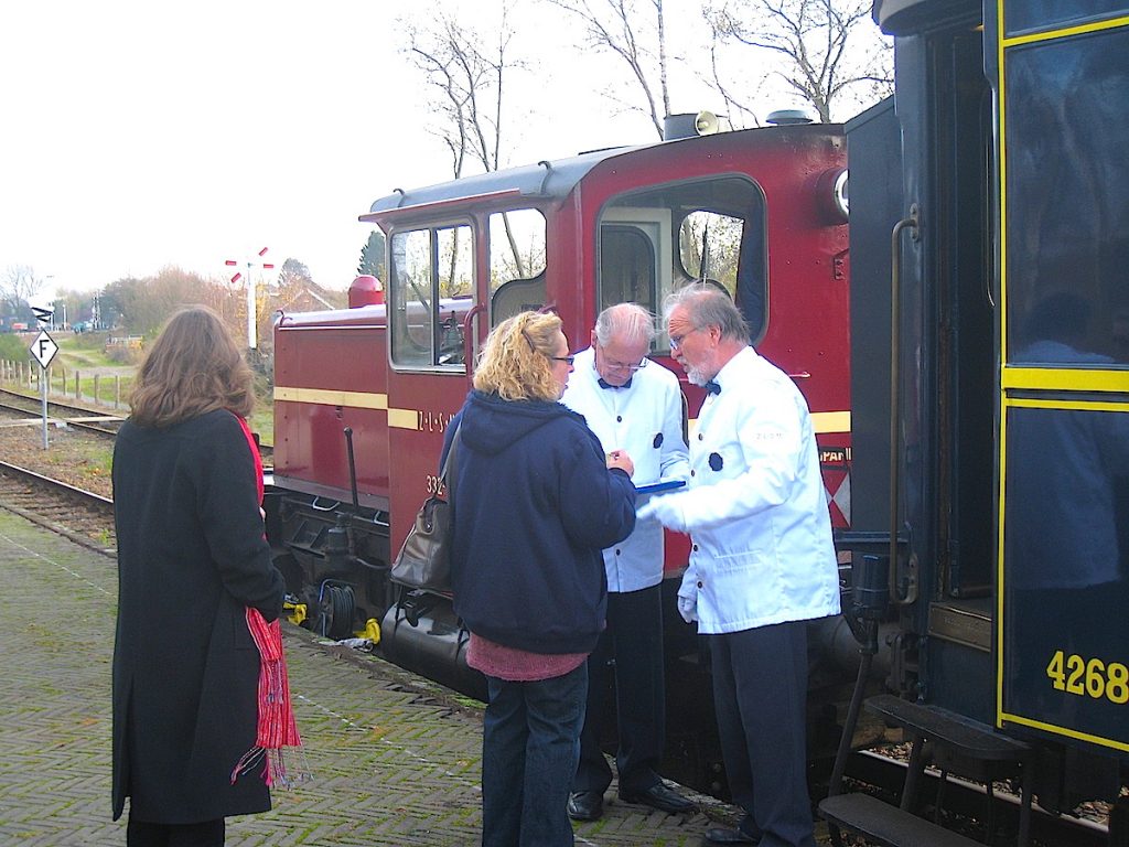 Nostalgisches Flair schon beim Einchecken