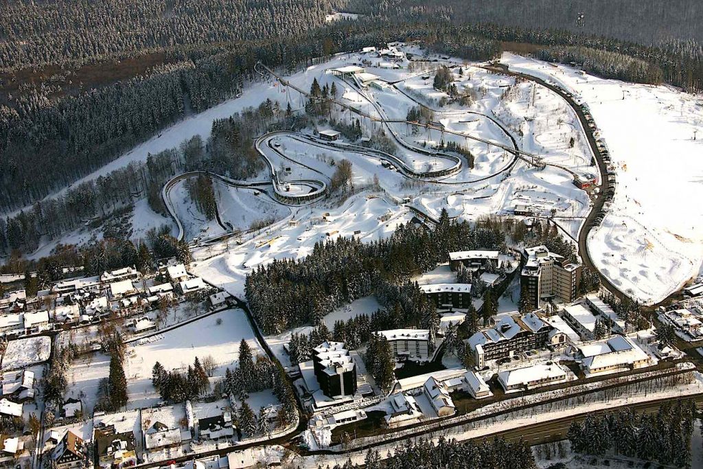 Winterberg Bobbahn 23.03.2008 Luftbild : Hans Blossey hans@blossey.de