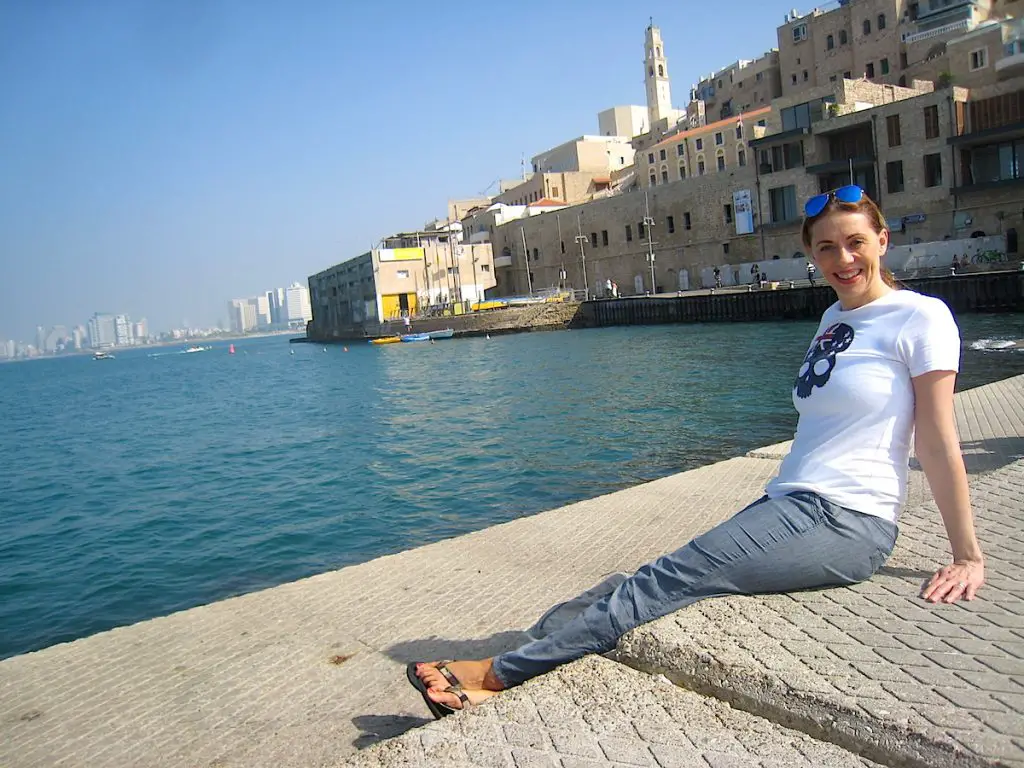 Reiseexpertin Antje Zimmermann in Tel Aviv, die pulsierende Metropole am Mittelmeer