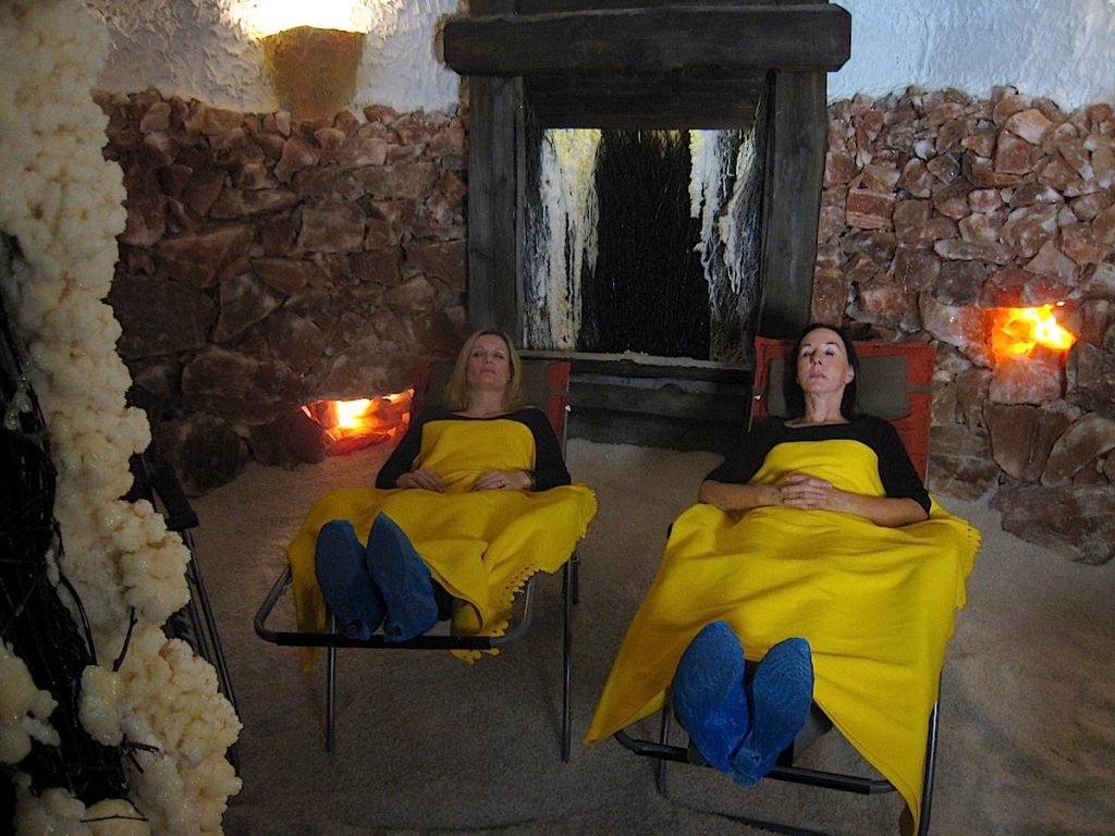 Die Salzgrotte in Bad Driburg bietet Wärme und Entspannung im Winter