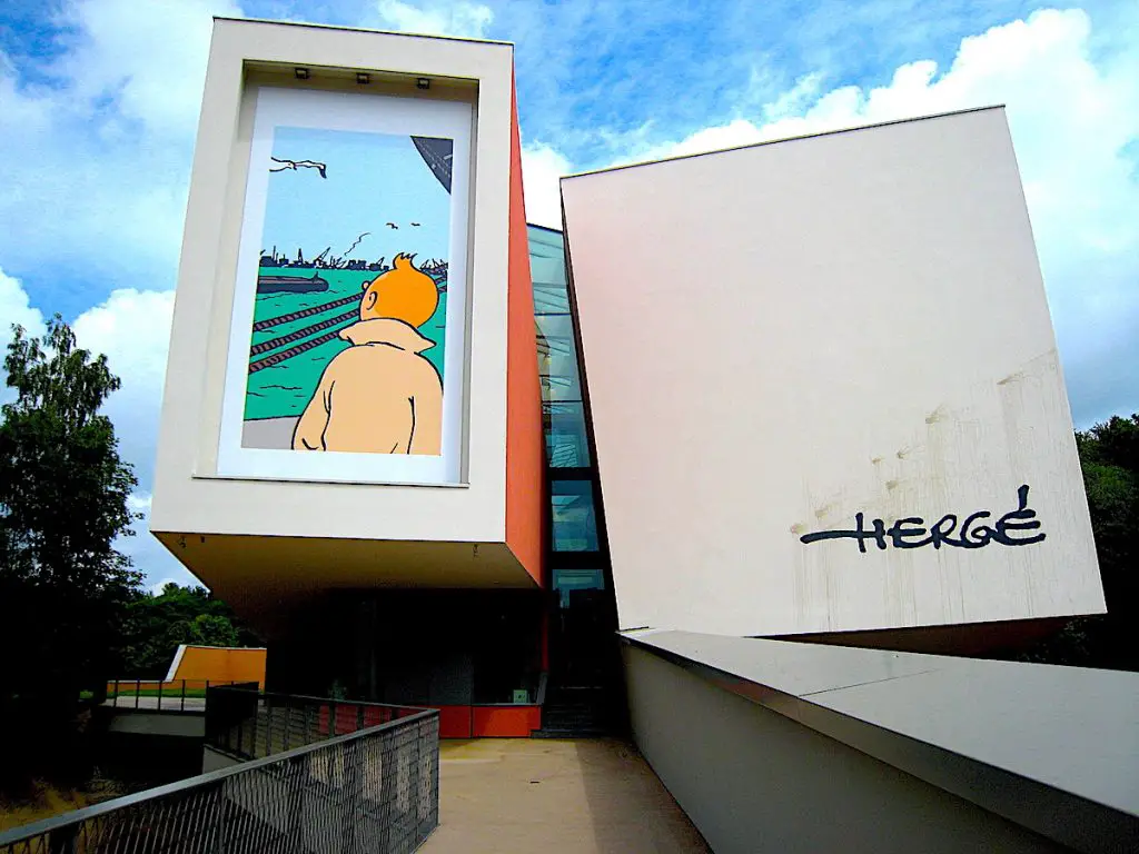Überraschender Kurztrip nach Brüssel - Das Hergé-Museum ist bereits außen ein Kunstwerk 
