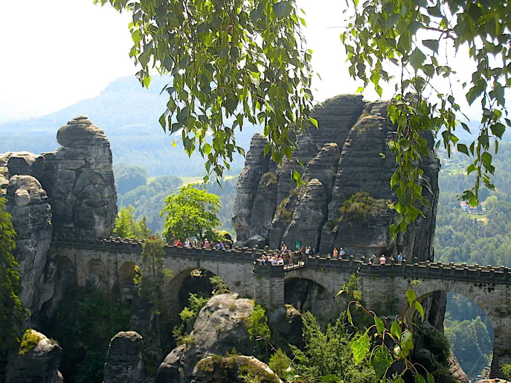 Elbsandsteingebirge - die berühmte Basteibrücke