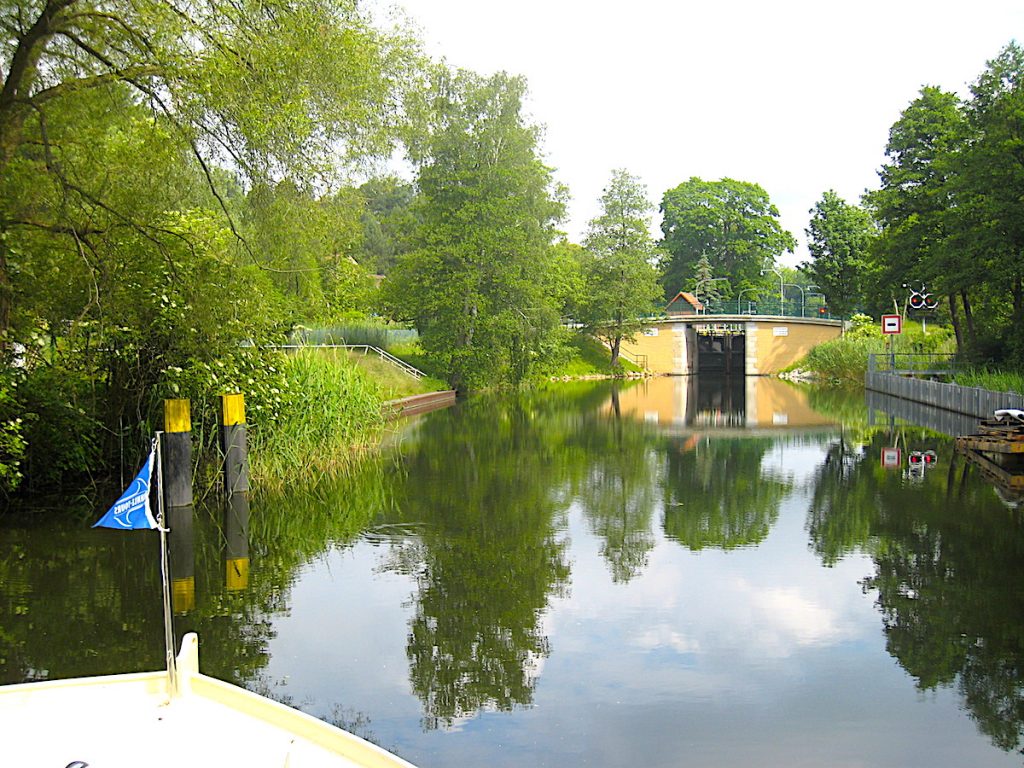 Insgesamt zwölf Schleusen gibt es auf dem Denkmalgeschützten Finowkanal