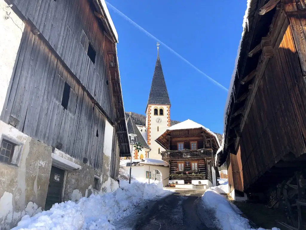 Sanfter Winter in Österreich - bad-klein-kirchheim-biohof-hinteregger-st.oswald-kirche