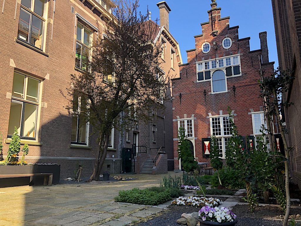 Der Garten des Museums "Sow to grow"  in Enkhuizen