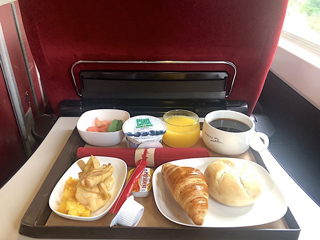 Anreise mit dem Thalys nach Paris 