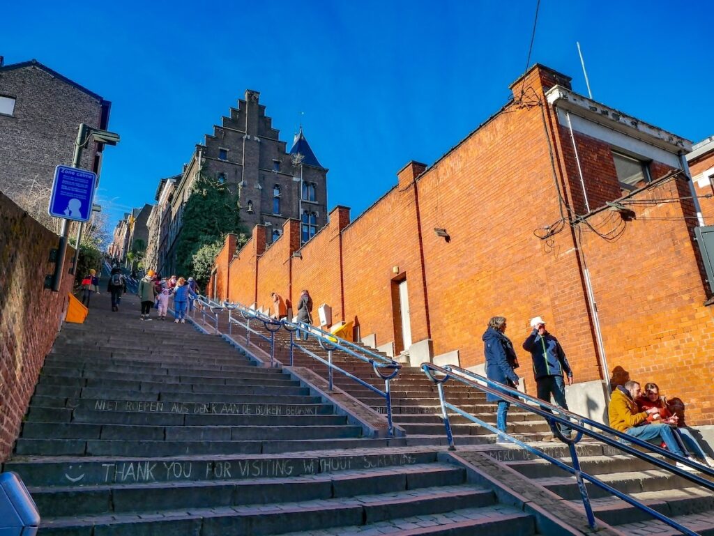 Die Montagne de Bueren in Lüttich