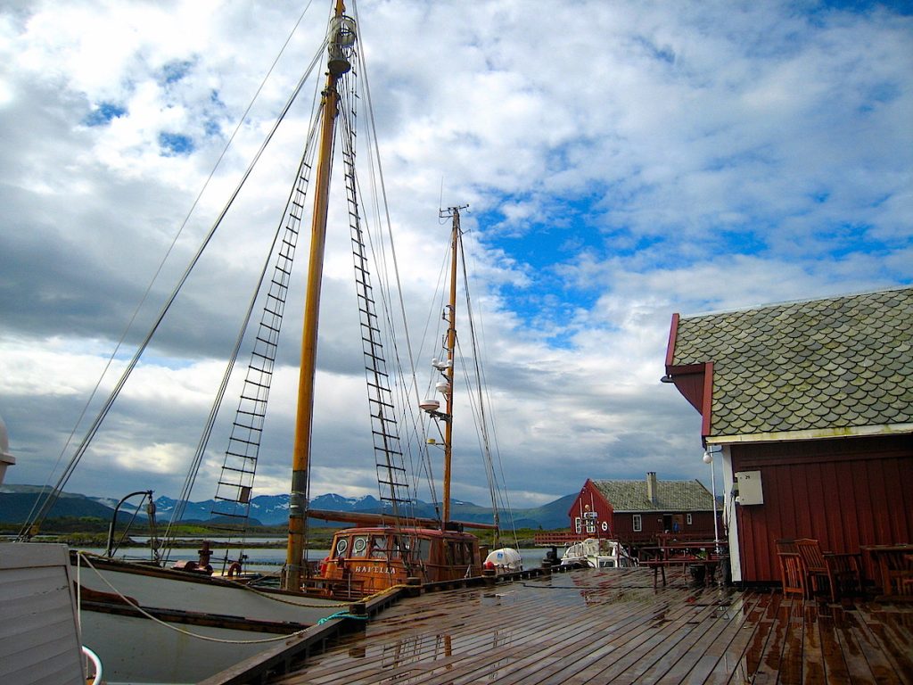 Die Insel Håholmen kann nur mit dem Wikingerboot erreicht werden