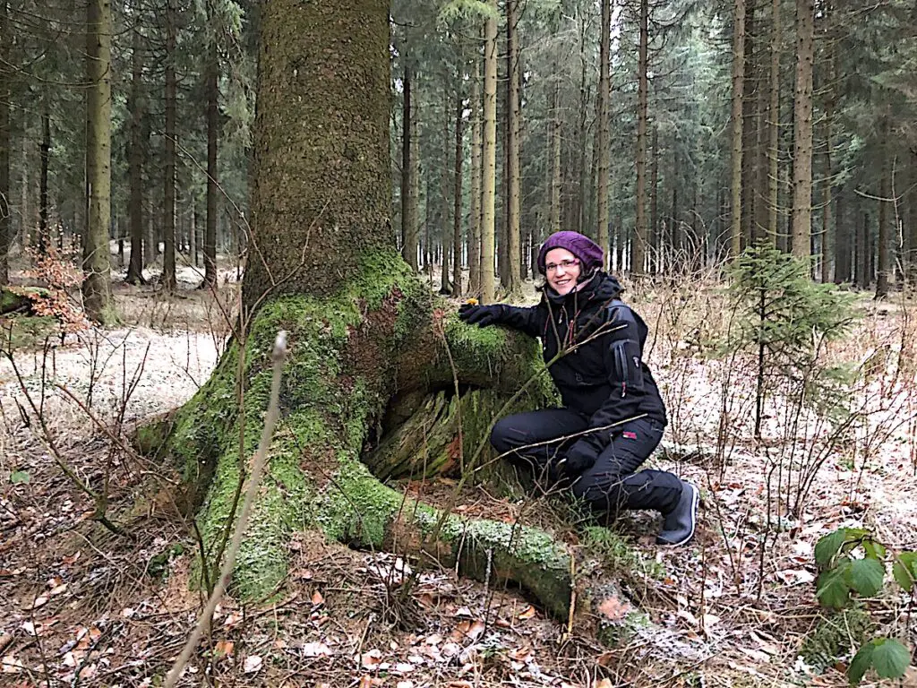 Waldbaden mit Dr. Doreen Sallmann in Masserberg.