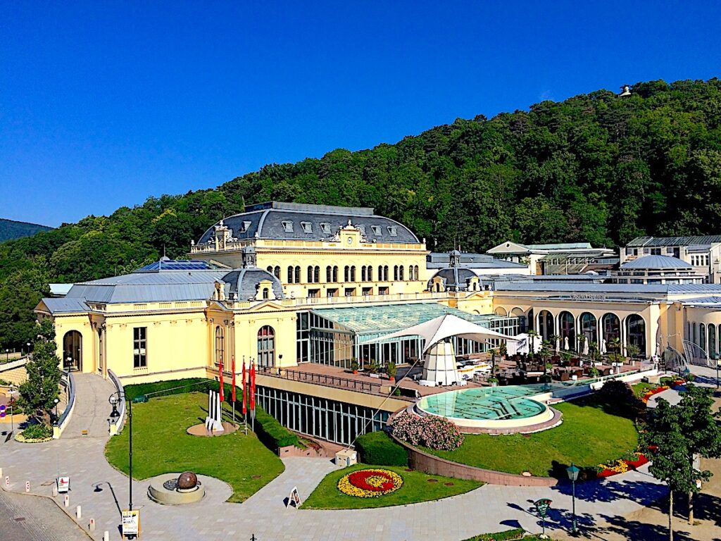 Das imposante Casino in Baden bei Wien