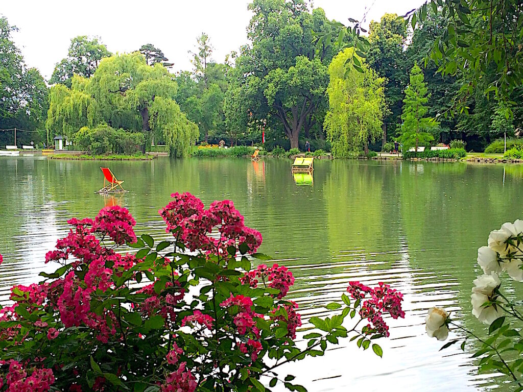 See im Kurpark von Baden bei Wien