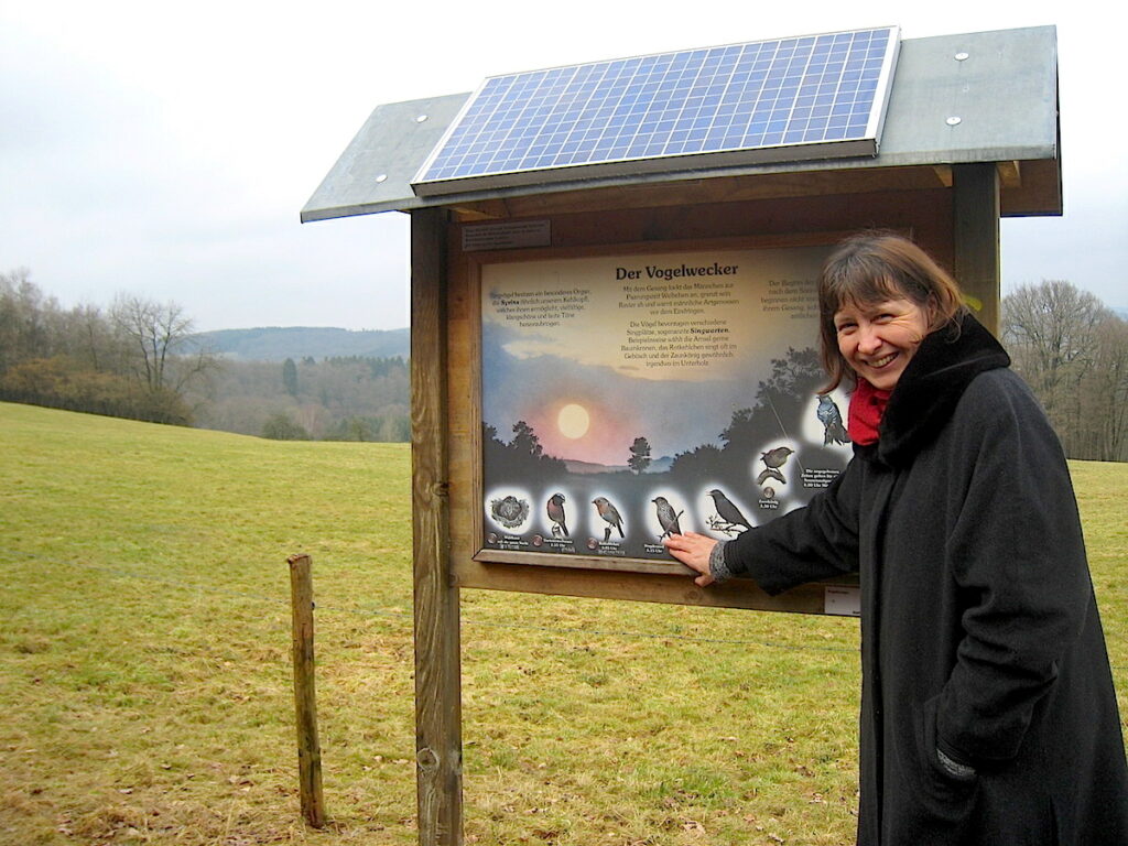 NRW Spaziergänge sind vielfältig - hier der Klangpfad im Bergischen Land
