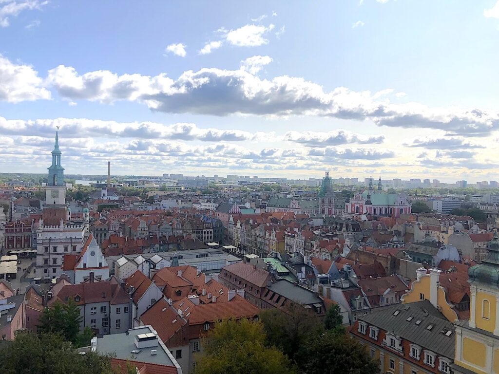 Posen von oben - die Stadt ist perfekt für einen Citytrip nach Polen