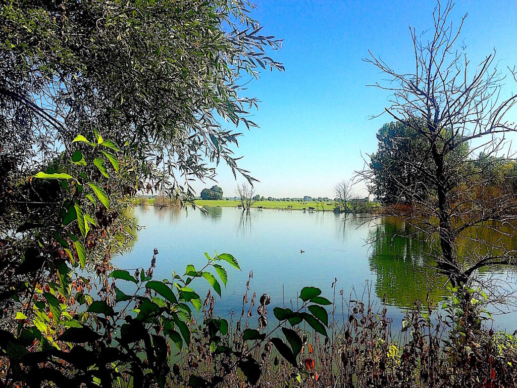 Die Bislicher Insel am Niederrhein ist der perfekte Ort für ein Mikroabenteuer in NRW. 