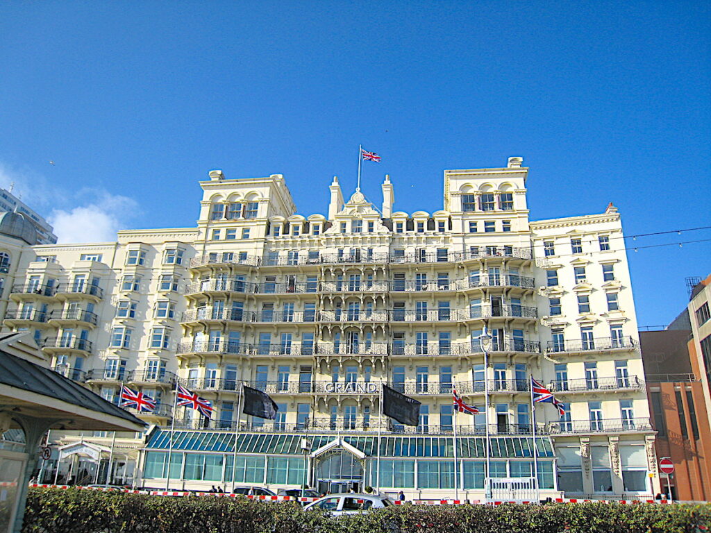 Geschichtsträchtiger Ort: das legendäre Grand Hotel in Brighton ist die perfekte Unterkunft für einen Städtetrip nach England. 