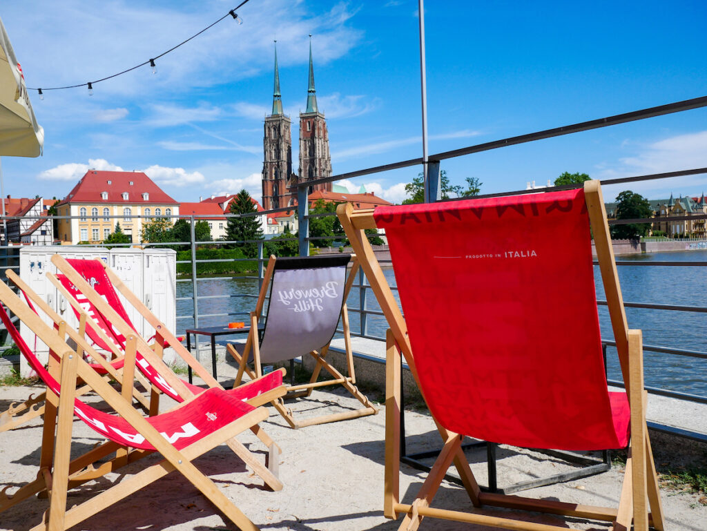 Blick auf die Dominsel in Breslau.