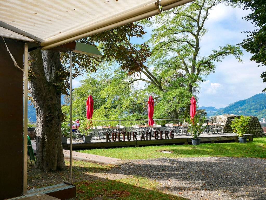 Einkehren auf dem Schlossberg in Bruck an der Mur