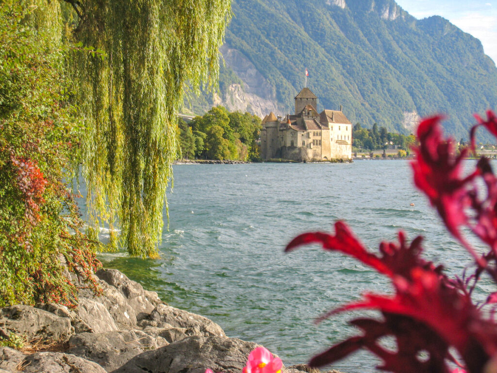 Das Wasserschloss Chillon am Genfersee