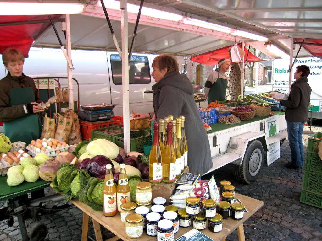 Die niederrheinischen Bauernmärkte sind ein Erlebnis