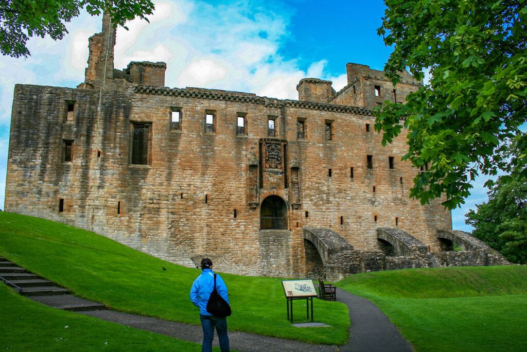 Linlithgow Palace, die Geburtsstätte von Maria Stuart in Schottland ©Eva Adamek