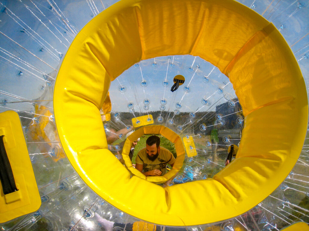 Abenteuer in NRW - Zorbing