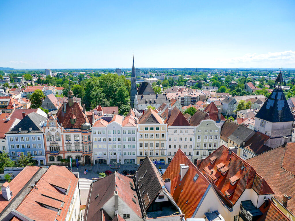 Turmblick auf Braunau am Inn