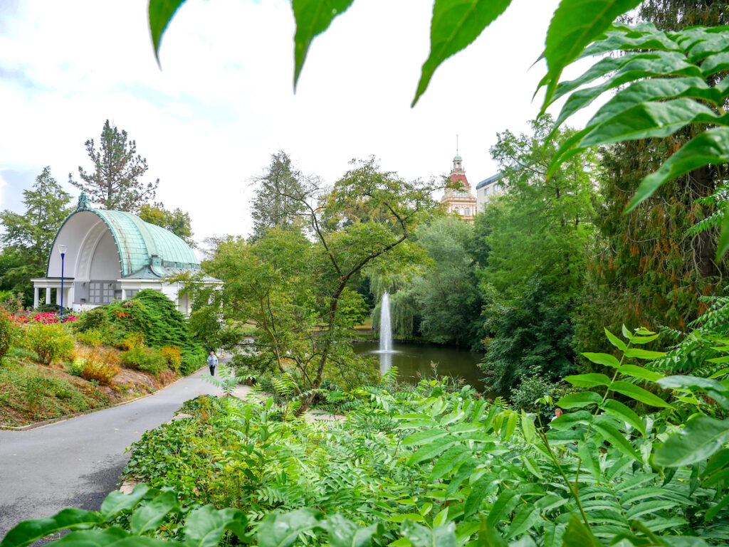 Der Kurpark von Bad Wildungen 