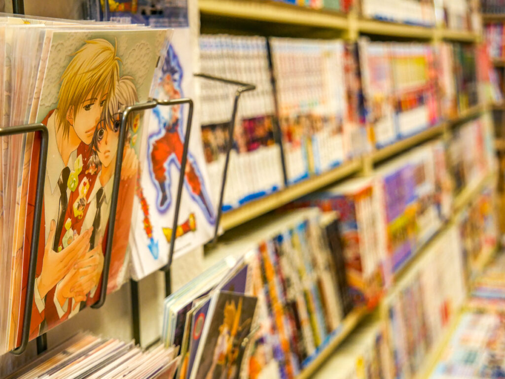 Manga Shop im Japanischen Viertel