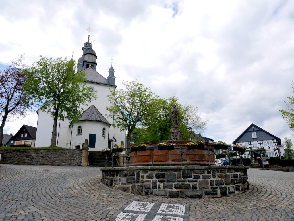 Das Fachwerkstädtchen Hallenberg im Sauerland