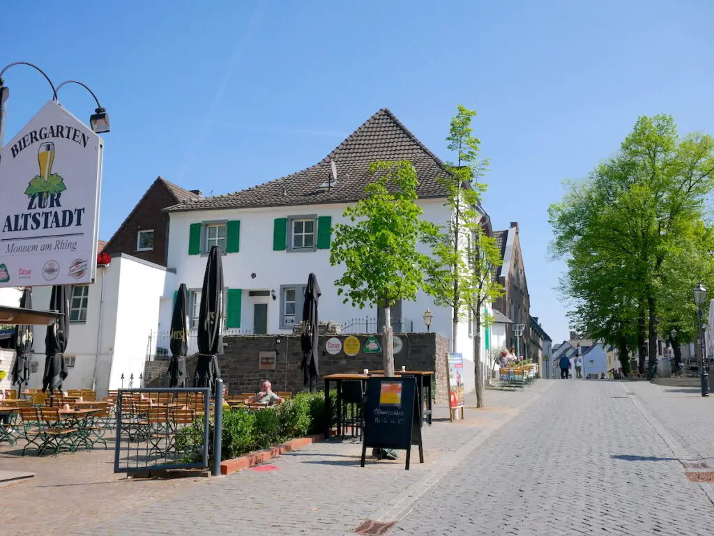 Die schöne Altstadt von Monheim am Rhein