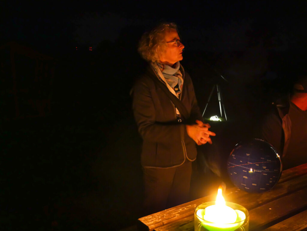 Sternenguide Iris Köhler im Sternenpark Eifel 