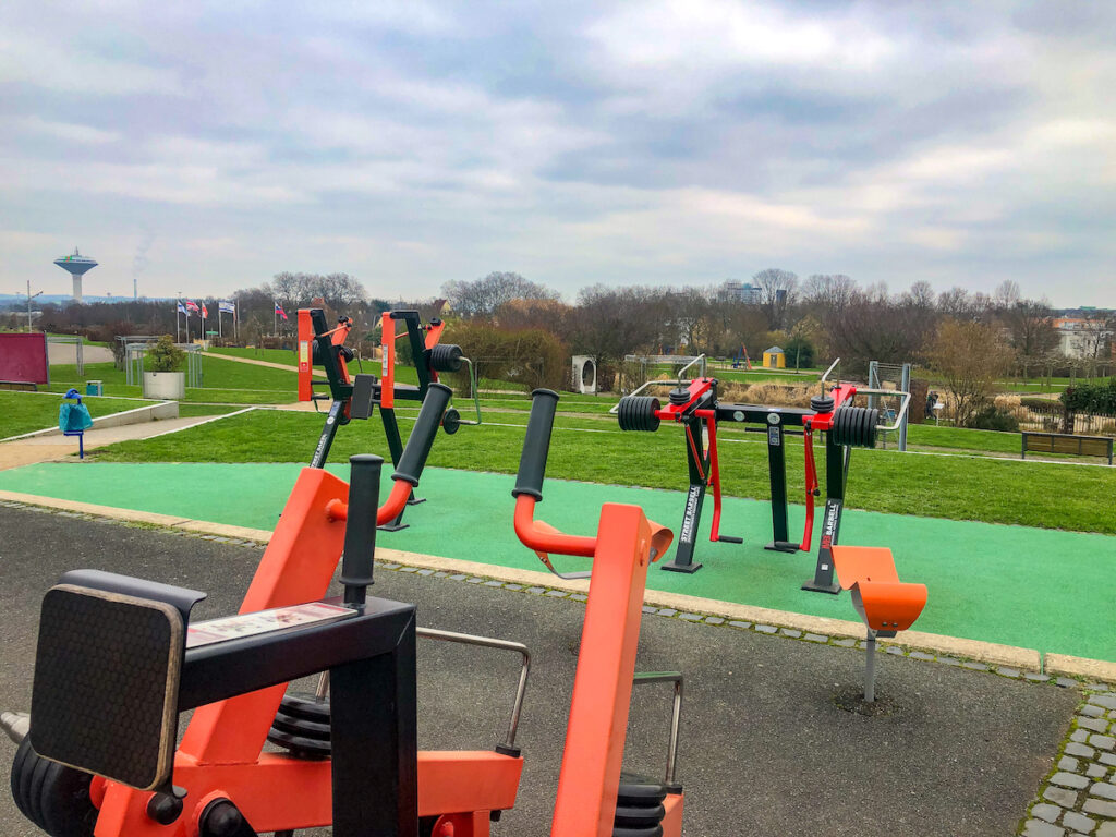 Die kostenosen Fitness-Geräte im Neulandpark