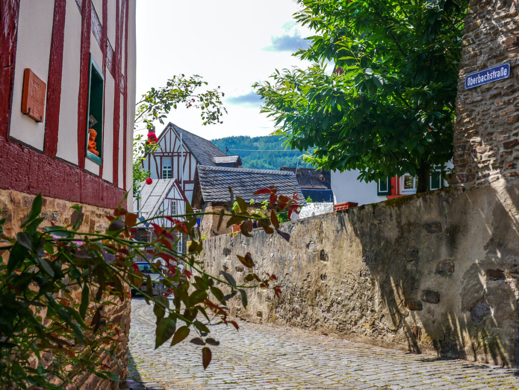 Fachwerk im Winzerort Ediger-Eller an der Mosel