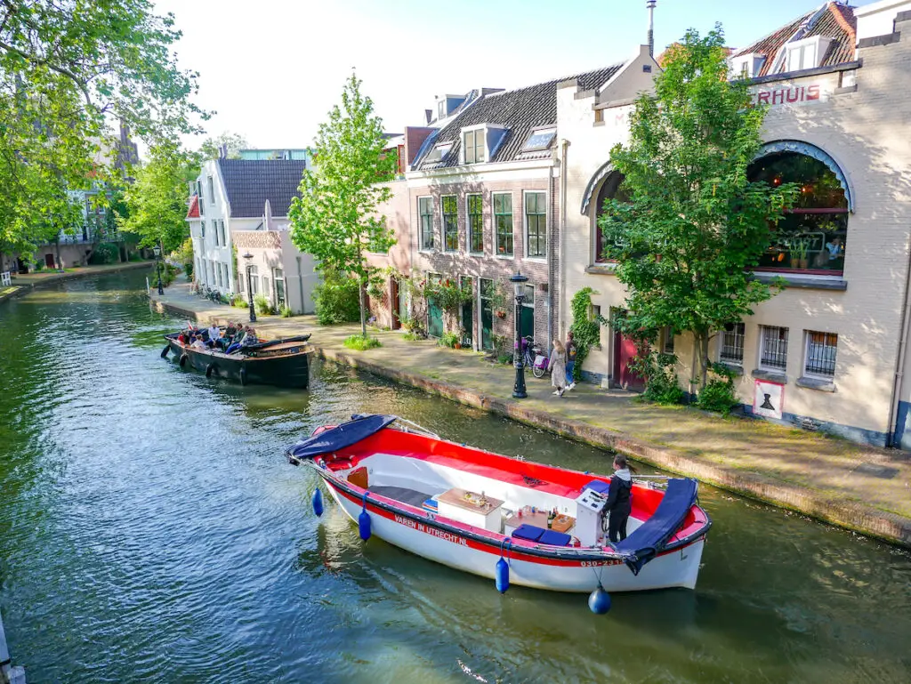 Bootsfahrt in den Grachten von Utrecht 