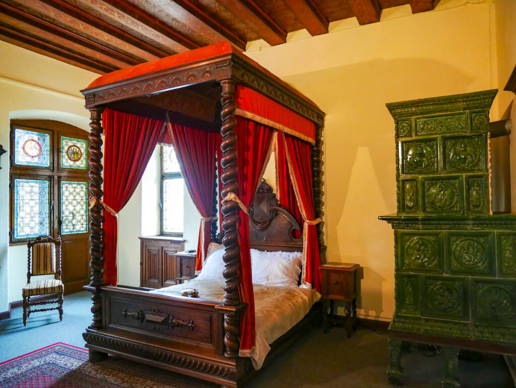 Herrschaftliches Schlafzimmer auf der Reichsburg Cochem