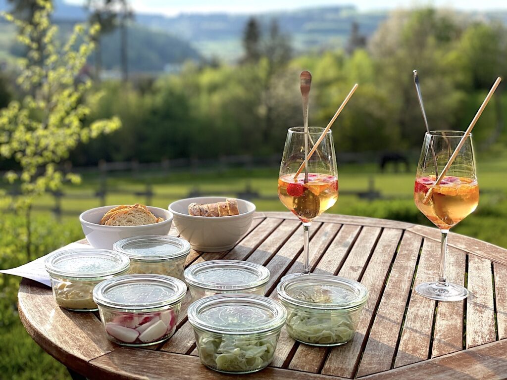 Ausblick vom Bergdorf Liebesgrün