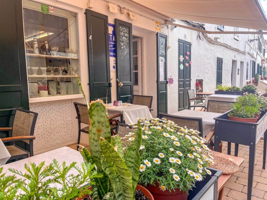 Das Restauranta „Casa Emilio“ in Fornells auf Menorca