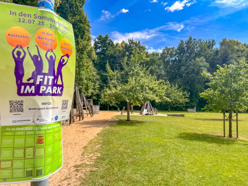Fit im Park – kostenlose Bochum Geheimtipps