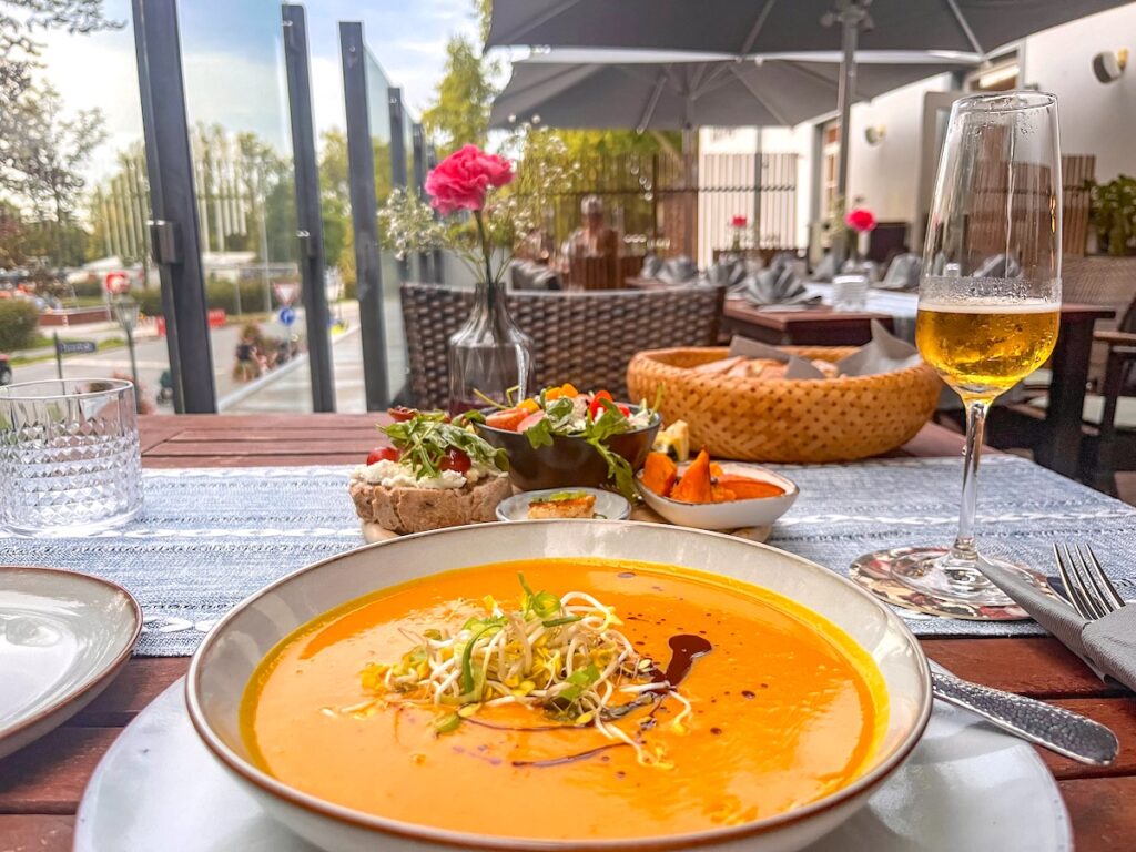 Kürbissuppe im Bloomberg