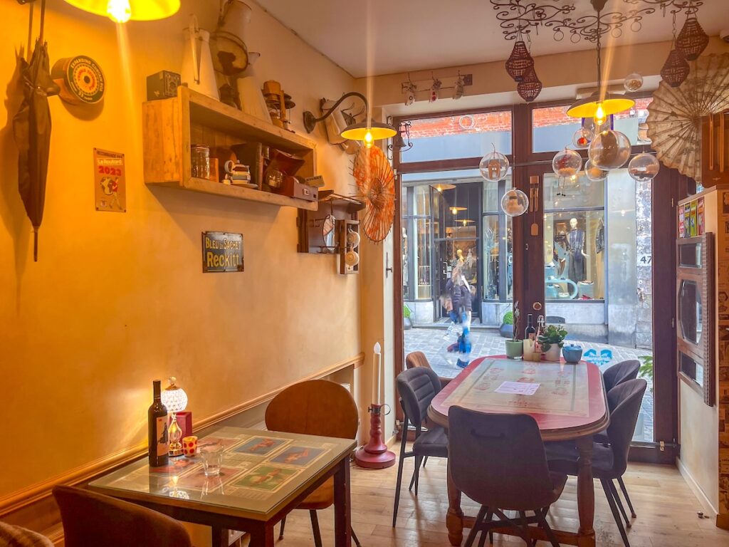 Das Restaurant Boule de Bleu in Mons