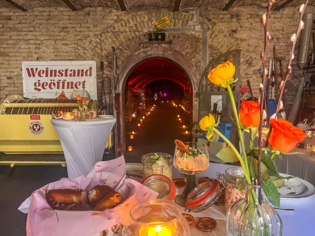 Kellerromantik im Weingut Marcel Laquai