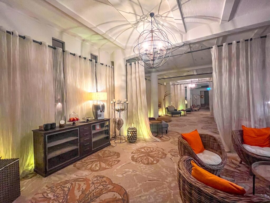 Der Wellnessbereich im Näglers fine lounge hotel